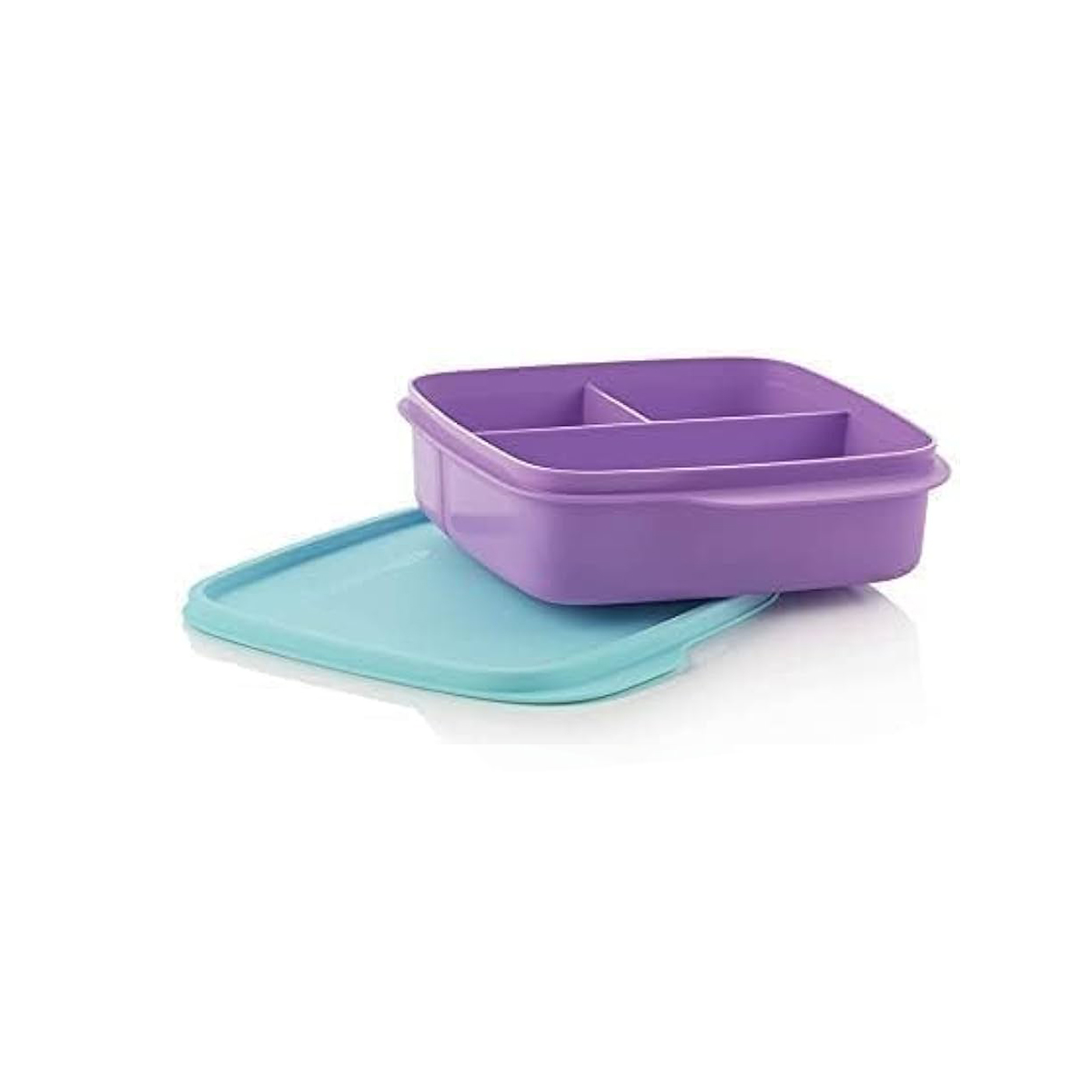 Tupperware Divided Lunch Sq. 550ml