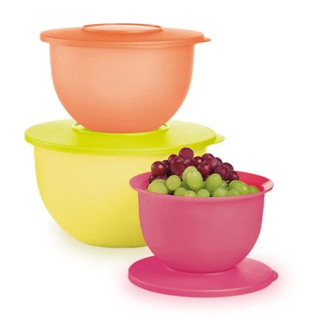 Tupperware Airtight Bowls 1.3+2.5+4.3L